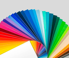 PALETA DE CORES PARA BOBINAS E CHAPAS METALICAS